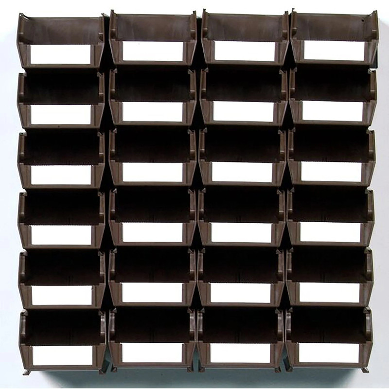 26pc. Wall Storage Unit - Brown
